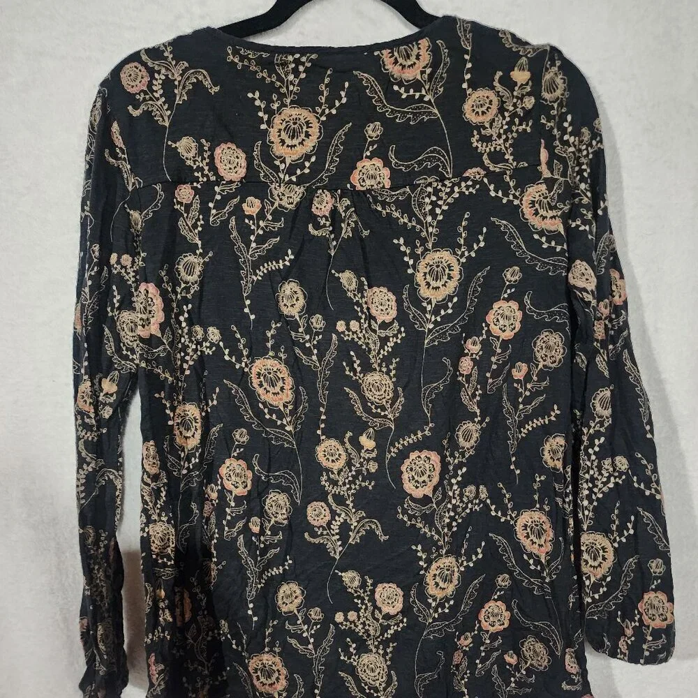 COPY - Women's Peasant Boho Fairycore US8 UK12* Cotton Fat Face Paisley Long Sl… - Picture 3 of 8